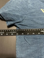 Polo Ralph Lauren Indigo Blue EMBROIDERD MARINE ACADEMY PRL Tee Shirt Men M