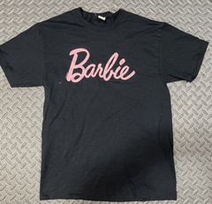 Barbie Short Sleeve T-shirt (Available: Blk or White) (Options: S, M, L, or XL)