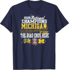 Michigan Wolverines 2026 National Champs Men’s Basketball T-Shirt