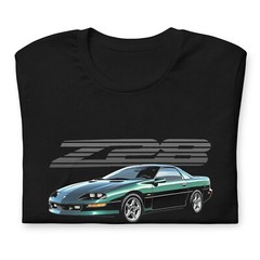 Green Camaro Z28 4th Gen Short-Sleeve T-Shirt