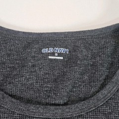 Mens Thermal Tee Size Medium Grey Athleisure Warm Comfort Layering Top