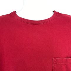 Covington Mens T-Shirt Deep Red Size XLT Crew Neck Regular Fit Pullover Casual