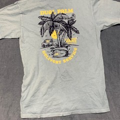 Vans Dual Palm Delivery Service T Shirt Mens Medium Gray Crew Neck Classic Fit