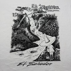 Vintage 90s El Salvador El Cipitio Myth Folklore Art Graphic T-Shirt – Size XL