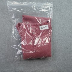 Lucky Brand Shirt Mens Size M Red Washed Casual Henley Long Sleeve Cotton