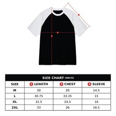 Men’s 3-Pack Raglan T-Shirts / Excess Inventory, New Unbranded Garments