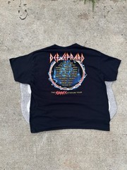 Def Leppard 2024 Summer Stadium Tour Black Rock Band T-Shirt Size X-Large