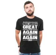Trump 2024 Patriotic MAGA Again Again T-shirt Republican party Elections Men Tee
