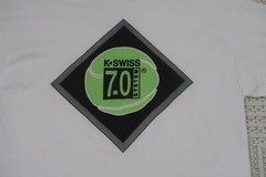 Vintage K-Swiss 7.0 System Tennis Graphic Tee XL USA All Sport Tag