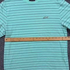 Greg Norman For Tasso Elba Performance Five Iron Tee Mens Size L Green Striped