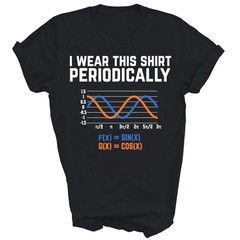 I Wear This Shirt Periodically Funny Math Pun Unisex Shirt Gift