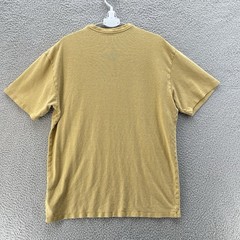 Patagonia T-Shirt Men Small Yellow Hemp Organic Cotton Chest Pocket Sustainable