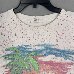 Vintage Body Co Shirt Large Single Stitch Palm Tree Wave Surf Gym Bodybuilding