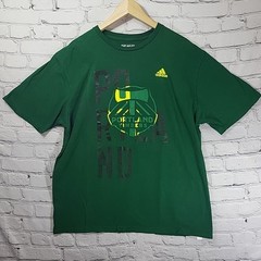 Portland Timbers Mens XL T-Shirt THE GO-TO TEE Adidas Green 100% Cotton