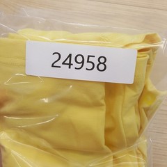 REPRESENT Shirt Mens Medium Yellow Crew Cut Off Sleeveless Oversized Tank Tee
