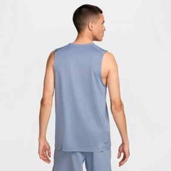 Men Nike Ready DRI-FIT Running Fitness Tank Top Miler Blue Black DV9813 493 XL