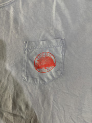 Comfort Colors t shirt mens XL blue hot sauce graphic live oak