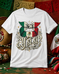 ¿Y Si Sí? Mexican Shirt Flag Football Fan Graphic Tee