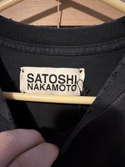 Satoshi Nakamoto “Tourist Tee” Black t shirt XL