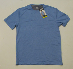 LANDS’ END Blue Short Sleeve Classic Fit Crewneck T Shirt Size Small S NWT