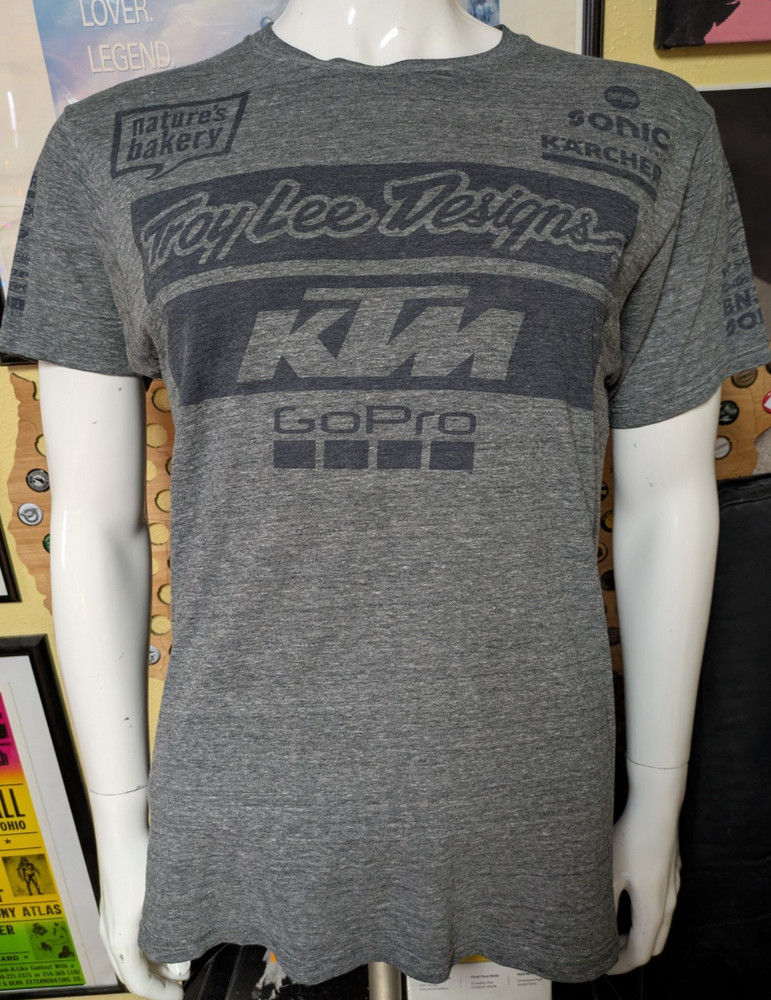 Troy Lee Designs KTM GoPro Motocross Dirtbike MX Jersey T Shirt Medium