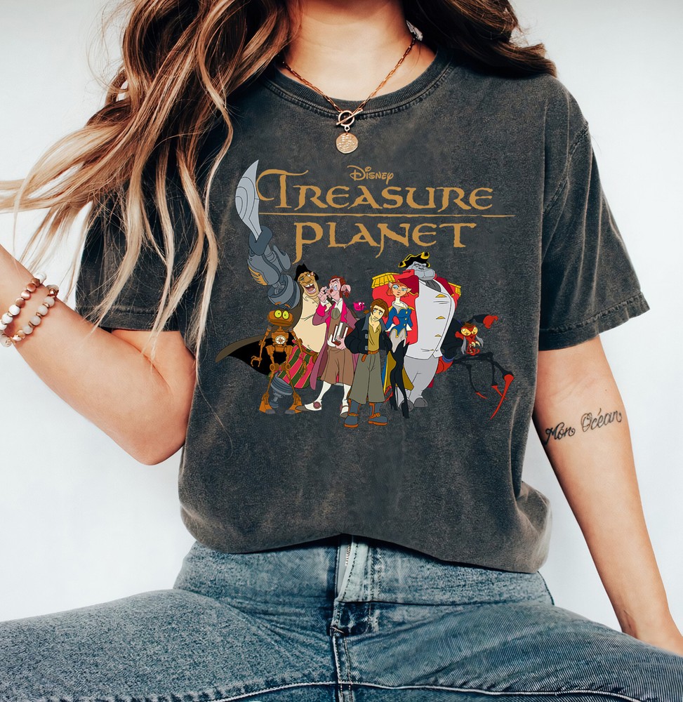 Disney Treasure Planet Logo and Characters T-Shirt Unisex Adult Kid Shirt 58294