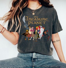 Disney Treasure Planet Logo and Characters T-Shirt Unisex Adult Kid Shirt 58294