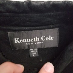 Kenneth Cole Suede Leather Button Up Shirt Jacket Mens Large Black Shacket VTG