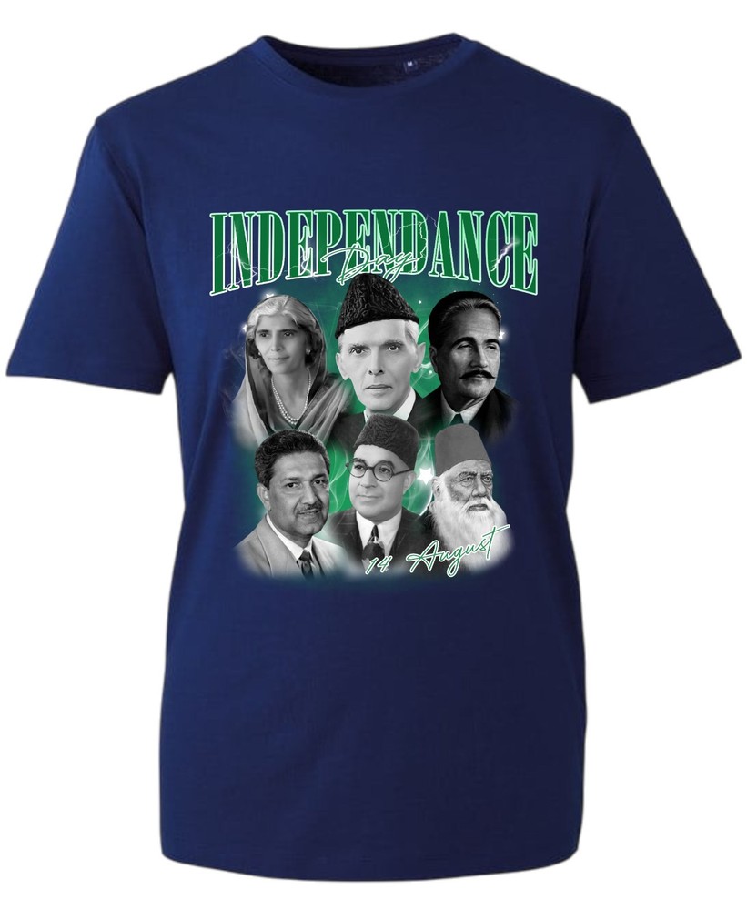 Founders of Pakistan Tshirt, Pakistan Day Tshirt,14 August Quaid e Azam Tee