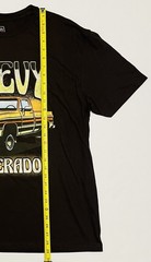 GM Official Licensed Product Brown Chevy Silverado Graphic Print Mens L Shirt