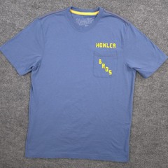 Howler Bros Prickly Pear Pocket T Shirt Mens M Blue Heed The Call Austin Texas