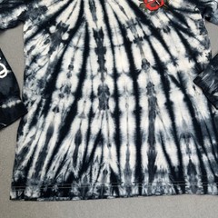 Dark Seas Division Y2K Tie Dye Graphic T-Shirt Dark Surf Mermaid Tattoo Rose S