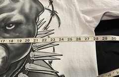 VTG Y2K Big Tiger “Tha Beast” Pitbull Barbed Wire Spiked Collar Men’s Shirt 3XLT