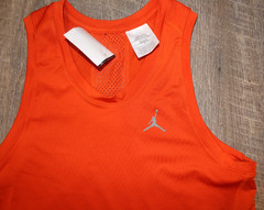 NWOT NIKE Men’s Big & Tall Air Jordan Tank Top Orange LT