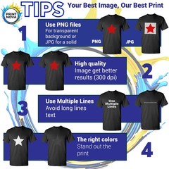 Personalized Long Sleeve T Shirt Custom Print Front Back, 100% Cotton, Logo Phot