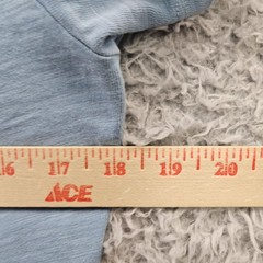 AMERICAN GIANT T Shirt Medium Slub Cotton Made in USA Sky Blue