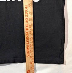 Brisco Brands Men’s “I Want Pizza Not Feelings” Black T-Shirt Size M Cotton Blen