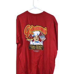 Vintage Tourist Virginia Beach T-shirt Giovanni’s restaurant mens size 2X travel