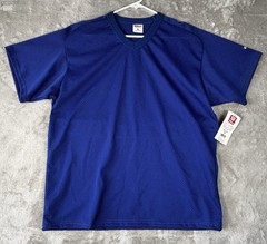 Wilson Mesh Football Retro Jersey mens XL USA VTG Y2K 90s blank T-Shirt Roy Blue