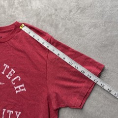 Vintage Mv Sport Mens T-Shirt L Heather Red Texas Tech University Collegiate