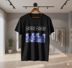 Crystal Castles Graphic T-Shirt Black Indie Electronic Band Tee – T502