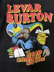 Vintage Levar Burton Reading Rainbow Made In USA T-shirt Size L Men’s