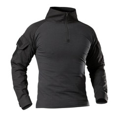 Mens Tactical T-Shirt Long Sleeve Us Army Military Combat Shirts Hiking