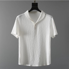 (Shirt+Trousers) New Summer Men Fashion Shirt Men Business Casual Shirts