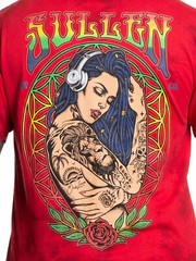 Sullen Men’s One Love Short Sleeve Premium T-shirt Chili Pepper Dark Red Crystal