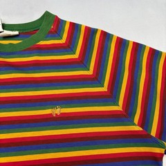 Vintage 80s Hang Ten Striped Logo T Shirt Men’s Large Surf Skate Grunge