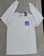 United States Space Force USSF “ALWAYS ABOVE” Ash Gray Long Sleeve T-Shirt -Sz L