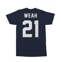 Tim Weah Inspired 21 – USA Tribute 2 Side Soccer Unisex T-Shirt