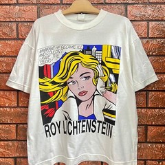 Vintage 90s Roy Lichtenstein “M-Maybe” 1972 Pop Artwork T Shirt / Claes / Andy W