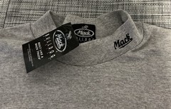 Mack Trucks High Neck T-shirt Mens Gray Long Sleeve Cotton Size 3X New w/Tag